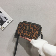 Load image into Gallery viewer, Leopard Print Mini Small Handbags Women Leather