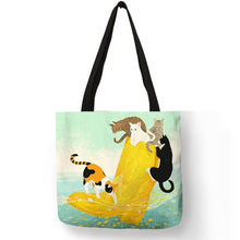 Load image into Gallery viewer, Customized Cartoon Kitty Cat Bag