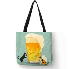 Load image into Gallery viewer, Customized Cartoon Kitty Cat Bag