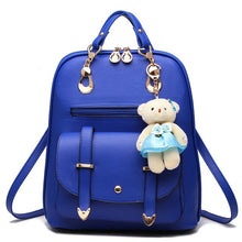 Load image into Gallery viewer, Leather School Bags For Teenagers Girls