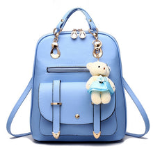 Load image into Gallery viewer, Leather School Bags For Teenagers Girls