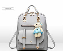 Load image into Gallery viewer, Leather School Bags For Teenagers Girls