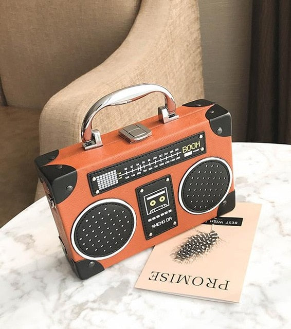 Personality Sequin Radio Style Crossbody Bag