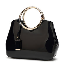 Load image into Gallery viewer, Bright Solid Patent Leather Women