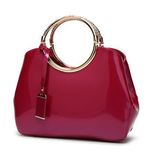 Load image into Gallery viewer, Bright Solid Patent Leather Women